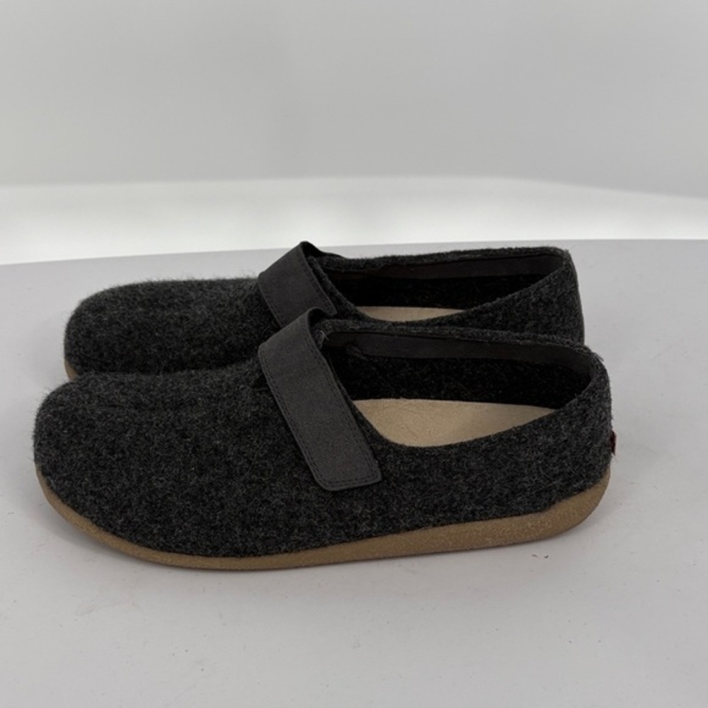 🪺 Sanita Varde Charcoal felted wool Slip-On